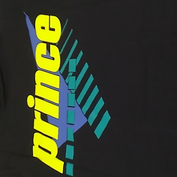 Saks 5th Ave Prince t-shirt in White & Blue size 8-10 S Boys 100% Cotton - Picture 8 of 8